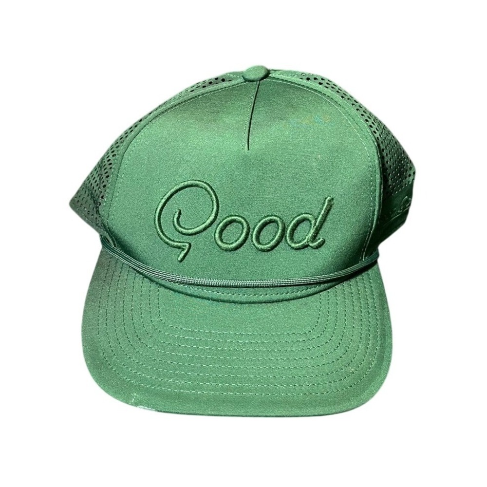 Good Good Golf Blades Rope Hat Mens OS Green Mesh Snapback GG384